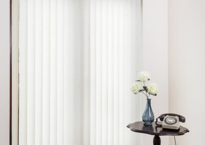 Whire vertical blinds Carlisle Blinds Grantham Lincolnshire
