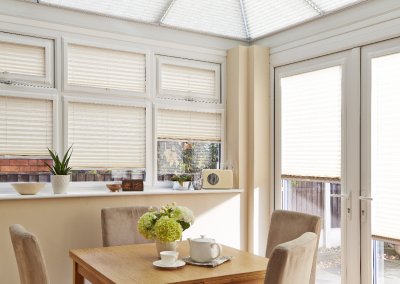 Pleated conservatory blinds Carlisle Blinds Grantham Lincolnshire