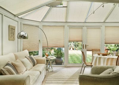 Pleated conservatory blinds Carlisle Blinds Grantham Lincolnshire